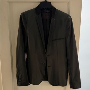 Zara Men's Dark Gray Blazer